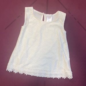 Girls 4/5 cram lace dressy top EUC worn once